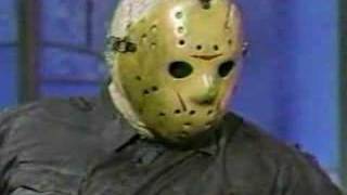 Jason Voorhees on talk show [upl. by Sremmus589]