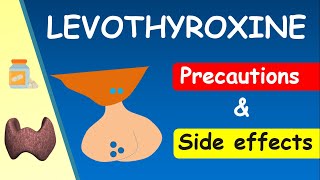 Levothyroxine  Mechanism side effects precaution amp uses [upl. by La Verne]