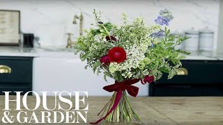 Willow Crossleys handtied posy  House amp Garden [upl. by Hadleigh]