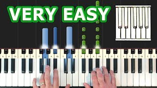 Alan Walker  Faded  VERY EASY Piano Tutorial  How To Play Synthesia [upl. by Devona541]