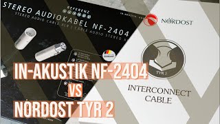 空氣錄音雲試聽 XLR interconnect inakustik NF2404 vs Nordost Tyr 2 with Focal Sopra N2 [upl. by Nuawad957]