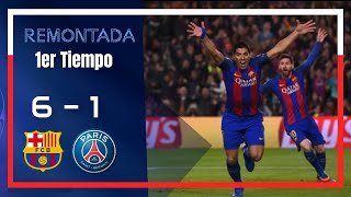 Barcelona vs PSG  ChL 08032017 Full Match  1er tiempo [upl. by Suedama]