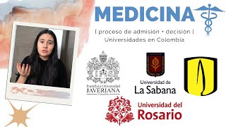 Proceso de Admisión a Medicina en Colombia [upl. by Windzer]