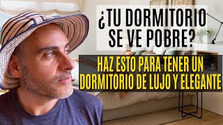 15 TRUCOS PARA TENER UN DORMITORIO DE LUJO Y ELEGANTE  SENCILLO Y RÁPIDO [upl. by Airamanna]