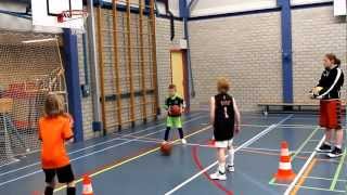 Novostars Nieuwkoop U12 basketbaltraining [upl. by Nylaehs]