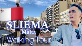 MALTA 🇲🇹 SLIEMA  WAlKING TOUR [upl. by Dodson740]