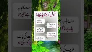 Qabool kr lena chaye ❣️ quran goldenhadith religiousquotes muhammadsaww islamicquotes [upl. by Goode]