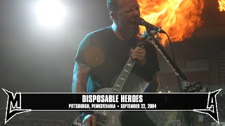 Metallica Disposable Heroes Pittsburgh PA  September 22 2004 [upl. by Straub]