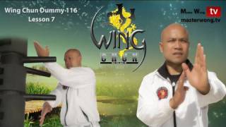 Wing Chun kung fu  wing chun Dummy Form part 710 [upl. by Etteroma]