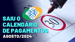 Pagamentos INSS Agosto 2024  Calendário Completo [upl. by Ambros]