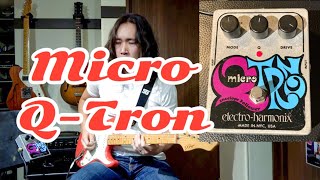 ElectroHarmonix Micro QTron エンベロップ・フィルター エレハモ Demo [upl. by Ednew]