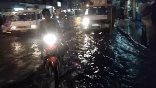 Flooding in Iligan City Centre Mindanao Philippines [upl. by Auqenaj827]