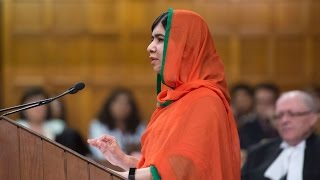 Malala Yousafzai becomes honorary Canadian [upl. by Pirali676]