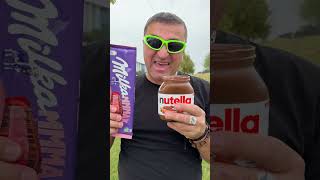 Gegagedigedagedago and Nutella chocolate 🍫😂🤪shorts viral gukafamilyshow [upl. by Elleined]