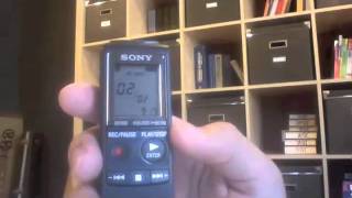 Sony ICD PX820 Digital Voice Recorder [upl. by Randal]