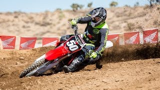 Racer X Films 2015 CRF250R Press Intro [upl. by Annahsed]