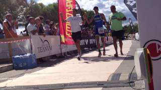 Relay Team Half Ironman  Finish Varano Lake Triathlon 2013 [upl. by Atinehc]