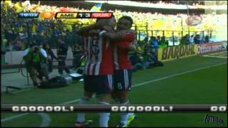 América vs Chivas Guadalajara 13 Jornada 14 Apertura 2011 Futbol Mexicano  Full Highlights [upl. by Niak]