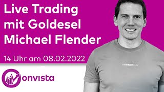 Live Trading mit Goldesel Michael Flender [upl. by Suzann]