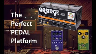 Pedal platform for Overdrive and Distortion  Orange Dark Terror [upl. by Clothilde]