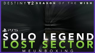 Solo LEGEND Lost Sector Concealed Void Warlock headarmor season23 destiny2 [upl. by Euqinitram]