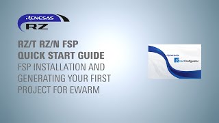 RZT RZN FSP Quick Start Guide FSP Installation amp Generating Your First Project for EWARM amp FSP SC [upl. by Lance564]