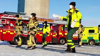 Jerusalema Challenge  Ambulance and Rescue services of Örnsköldsvik Sweden Feb 2021 [upl. by Gwenora777]