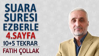 Şuara suresi 4sayfa ezberle 10 tekrar fatih çollak 12dönüş 19sayfa Kuranı Kerim 369sayfa [upl. by Cutcheon]