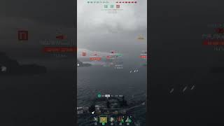 Soviet Steel Sinks Japanese Giant  Izmail VS Fuso World of Warships wows shorts [upl. by Wilmott567]