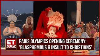 Paris Olympics 2024 Opening Ceremony Controversy Christians Angry Over Last Supper Parody  News [upl. by Mariano804]