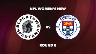 NPL Womens NSW Round 6 Blacktown Spartans FC v Sydney University SFC [upl. by Giselbert772]