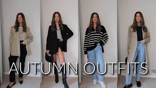 AUTUMN OUTFITS  CAPSULE COLLECTION  ZARA WEEKDAY ARKET amp MORE  Amy Beth [upl. by Annekahs]