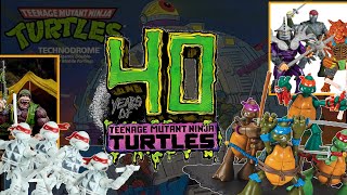 TMNT 40th Anniversary Figures are HERE Technodrome Reissue Mirage Sketch amp Movie Figures  MORE [upl. by Lithea]