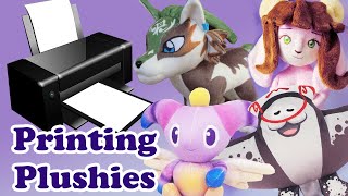 How to Print Plushies Designing and Printing Fabric [upl. by Eigroeg]