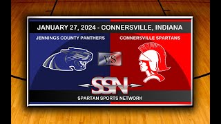 CHS Spartan Basketball vs Jennings County  LIVE [upl. by Macilroy]