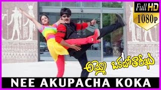 Nee Akupacha Koka meeda Song  Ammo Okato Tariku Telugu 1080p HD Songs  Srikanth  Raasi [upl. by Hardunn]