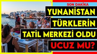 Yunanistanda tatil yapmak ucuz mu Gazeteci Yazar Fatih Polat gitti gördü anlattı [upl. by Wells54]