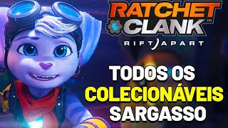 Todos os COLECIONÁVEIS DE SARGASSO ARMADURAS URSO PARAFUSO DE OURO Ratchet And Clank Rift Apart [upl. by Purington]