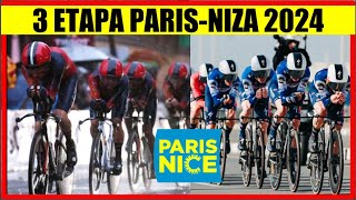 3 ETAPA PARIS NIZA 2024 DUELAZO HOY REMCO EGAN y ROGLIC [upl. by Bowden]