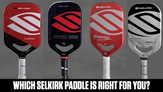 Pickleball Paddle Comparison AMPED Pro Air LUXX Control Air VANGUARD Power Air and Project 005 [upl. by Nillek]