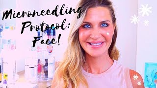 MicroneedlingCIT at HOME Facial protocol 2019  Demo  Tips [upl. by Nilhsa711]