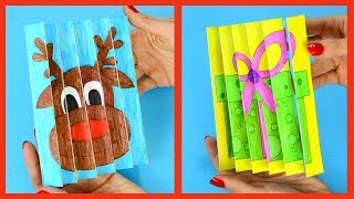 Christmas Agamograph Template Craft for Kids [upl. by Inalel]