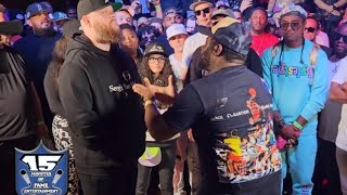 REX THROWS HIS HAT OFF RIP BATTLE SNIPPET VS BIGG K AT BATTLE OF THE BAY X [upl. by Trevethick]