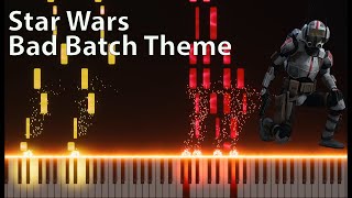 Star Wars The Bad Batch Theme Piano Solo Advanced [upl. by Rifkin856]