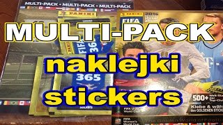 NOWOŚĆ ☆ STICKERS  NAKLEJKI ☆ FIFA 365 ☆ MULTIPACK [upl. by Annalise]