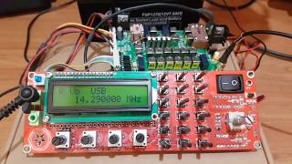 Home made 61 SSB transceiver  RX test [upl. by Nitsirc]