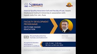 FACULTY DEVELOPMENT PROGRAMME ON OUTCOME BASED EDUCATION [upl. by Enomed]