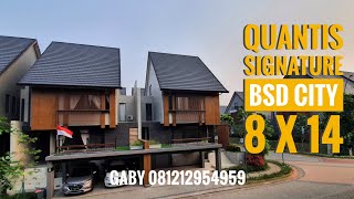 QUANTIS SIGNATURE BSD CITY CAELUS GREENWICH PARK TIPE 8 X 14 DAN 8 X 16 LOKASI SEBELAH QUANTIS CLUB [upl. by Olenolin591]