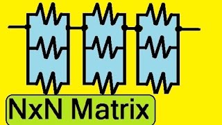 Resistors in an NxN Matrix I [upl. by Ailaham]