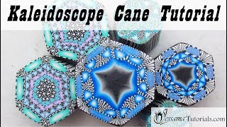 Easy Polymer Clay Cane Kaleidoscope Cane Tutorial [upl. by Gayle]